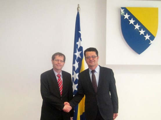 Susret delegata u Domu naroda Martina Raguža s ambasadorom Švicarske Konfederacije